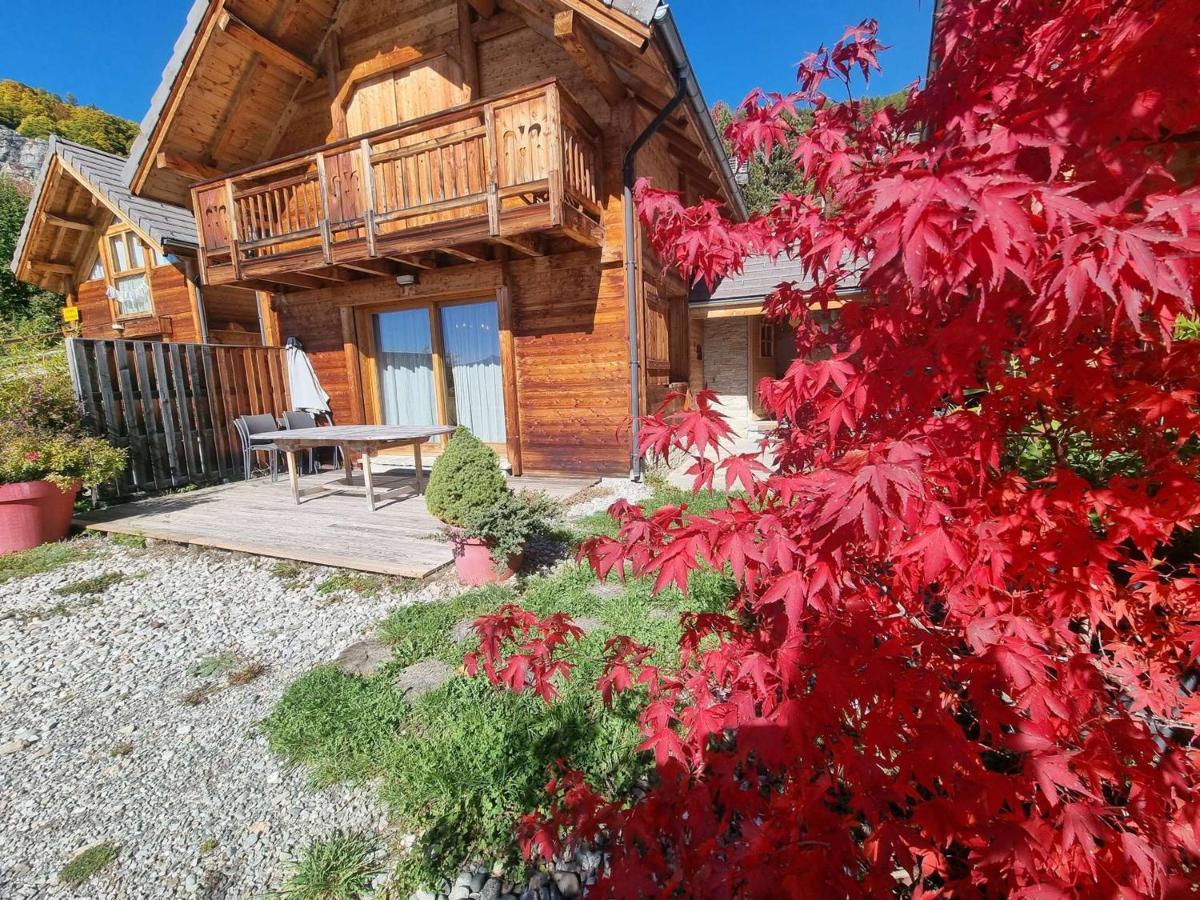 Chalet 6 Pers Avec Spa, Terrasse Plein Sud A Saint-Michel-De-Chaillol - Fr-1-393-22 Eksteriør billede
